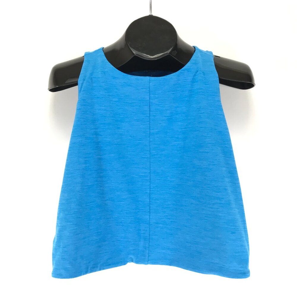 Torrid Low Impact Wireless High Neck Longline Active Top Women's Plus 4/4X Blue
